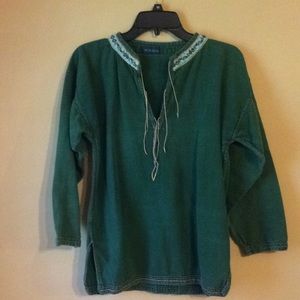 Women’s Antik Batik green shirt size medium